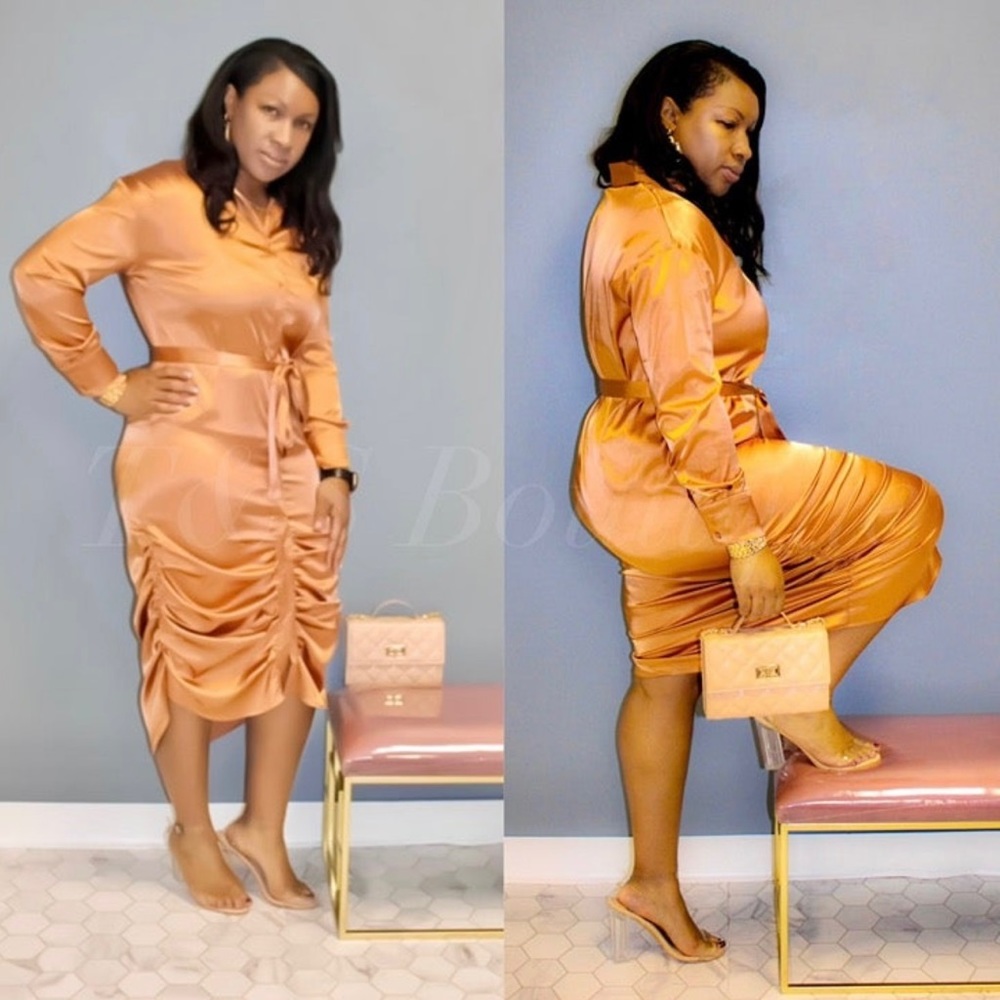 Women’s ruched dress